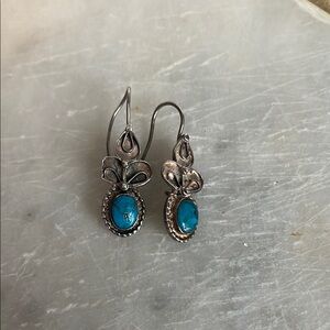 Silver and Turquoise Earrings